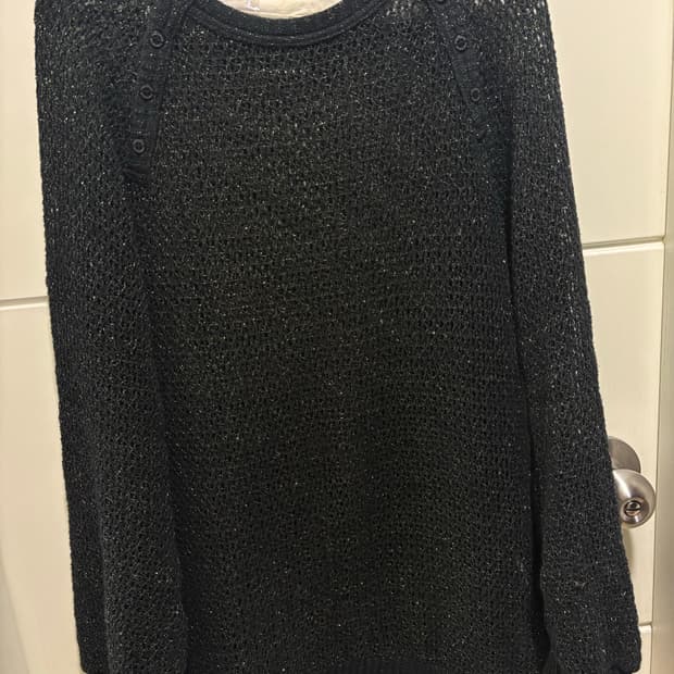 히스테릭 글래머 그물 니트 롱슬리브 