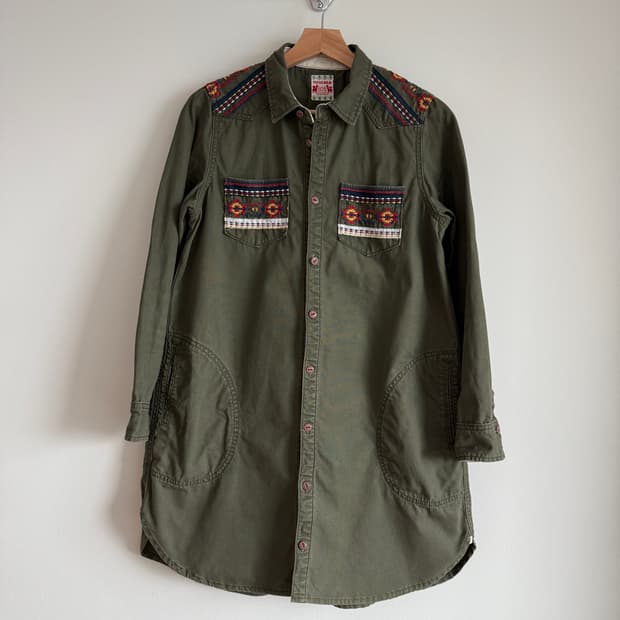 티티카카(TITICACA) 에스닉 셔츠 원피스