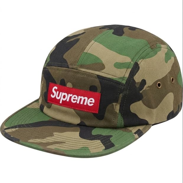 슈프림 카모 캠프캡