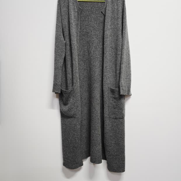 BCBG 롱가디건 모혼방