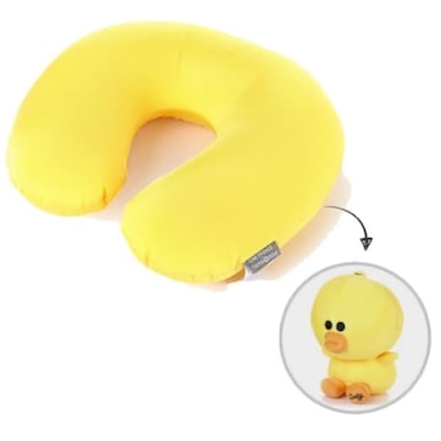 [새상품.정가39,000] 샘소나이트 라인프렌즈 목베게 인형 변형 여행