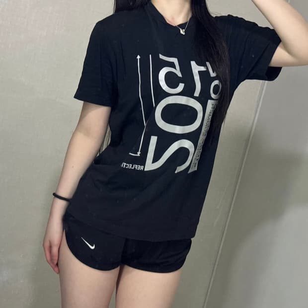 정품 스톤아일랜드 리플렉티브 빈티지 반팔티