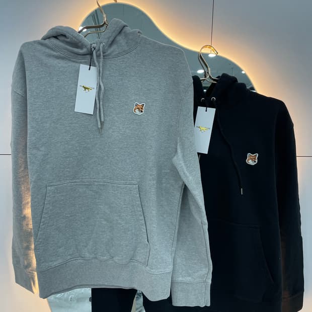 [정품] 메종키츠네 옐로우폭스 남여공용 후드티 