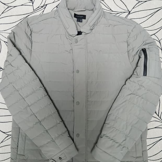 질스튜어트 남성 트래블러 경량패딩 점퍼 그레이  L 넉넉100