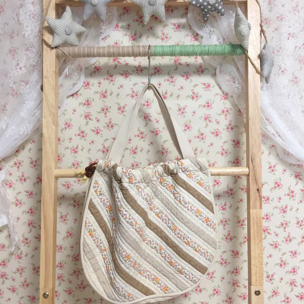 빈티지 모리걸 잔꽃 숄더백