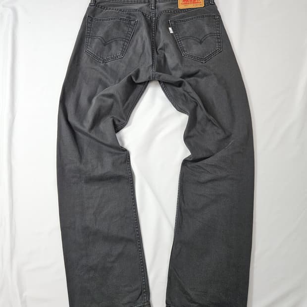 리바이스 505 화이트탭 그레이진 데님팬츠 청바지 빈티지 30