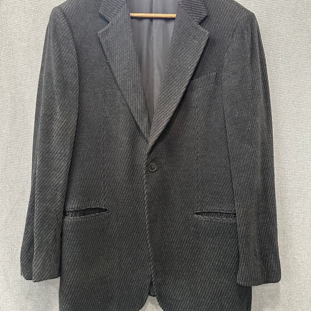 Armani Collezioni 아르마니 이탈리아 메이드 스트라이프 자켓