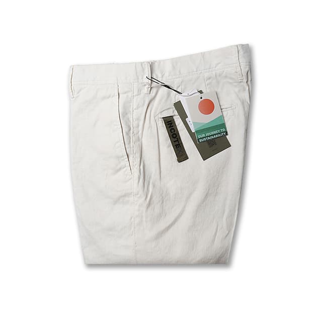 34 인코텍스 [Incotex] 리노 린넨 코튼 이태리 화이트 팬츠 바지