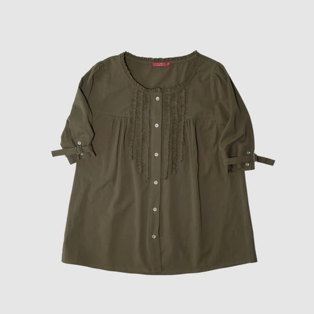 인앤양인하모니 Momo blouse, Khaki