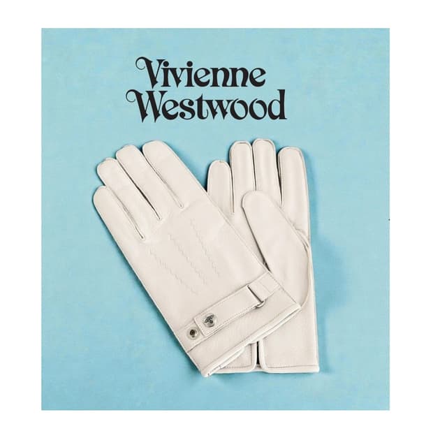 비비안웨스트우드 남성용 벨티드 가죽장갑 (새상품)