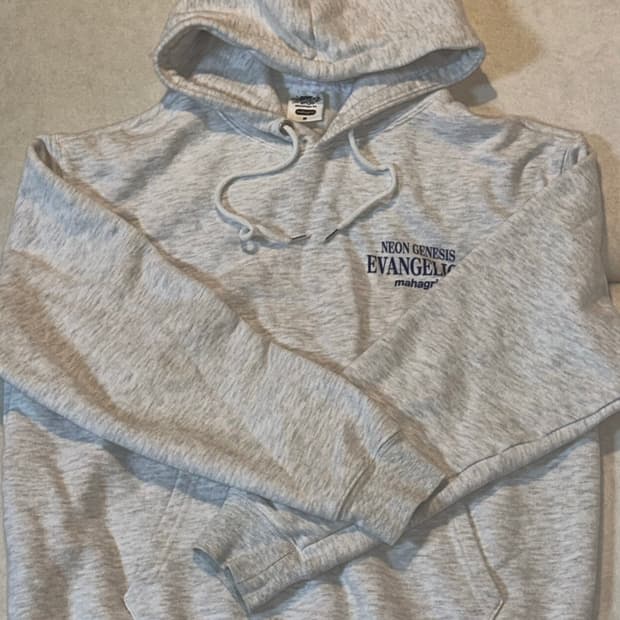 마하그리드 x 에반게리온 프로젝트 에바 후드 라이트 그레이