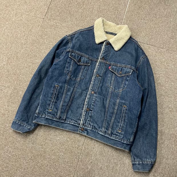 리바이스 양털 데님자켓