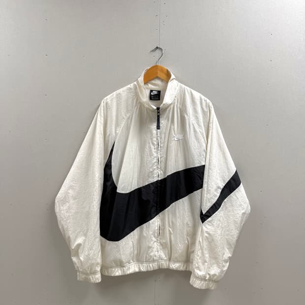 남성 110 XXL / 나이키 빅스우시 바람막이 크림 블랙