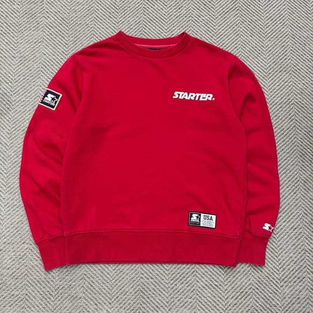 스타터 베이직 로고 맨투맨 v2856