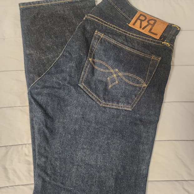 (33)더블알엘(rrl) 로우 스트레이트 데님