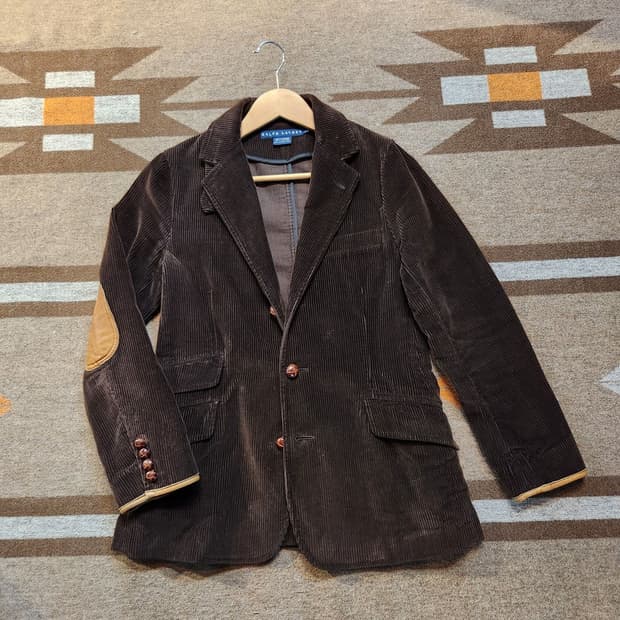 폴로랄프로렌 여성 브라운 코듀로이 3B 자켓 M