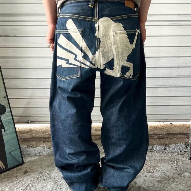SANTASTIC! 🏏🐒 saru denim pants