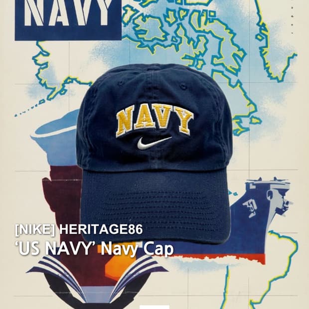 나이키 네이비 모자 NIKE US NAVY 미해군 헤리티지86 볼캡