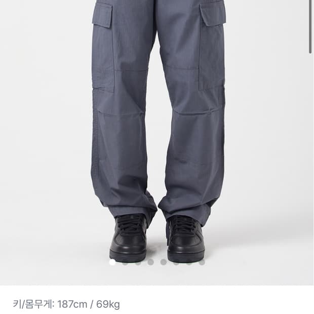 30,32)칼하트wip 레귤러 카고팬츠 콜롬비아 제우스 린가드