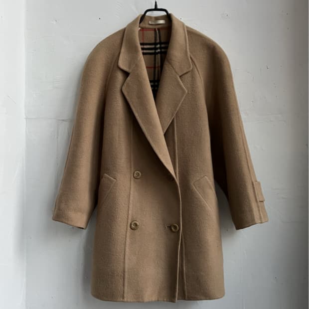 버버리 핸드메이드 울 코트
