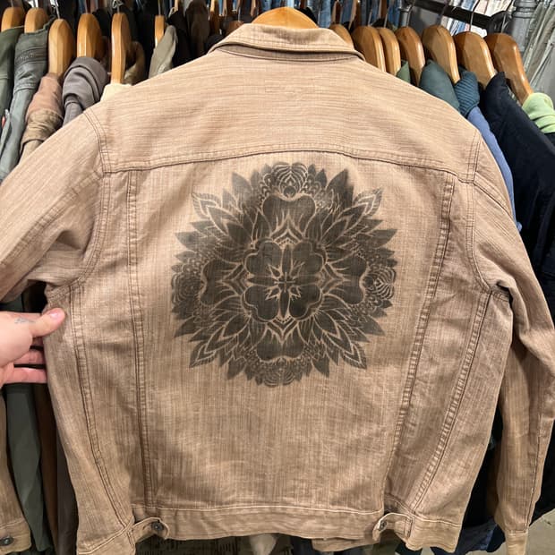 빈티지패턴 자켓