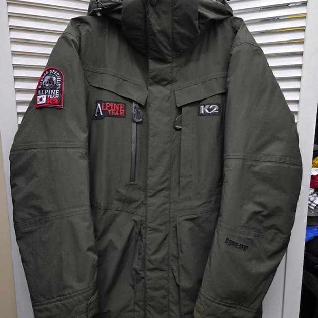 K2 고어텍스 구스다운 패딩 파카