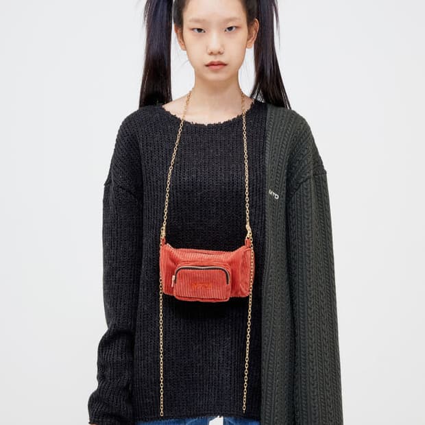 MORE THAN DOPE Raw half knit(dark green)