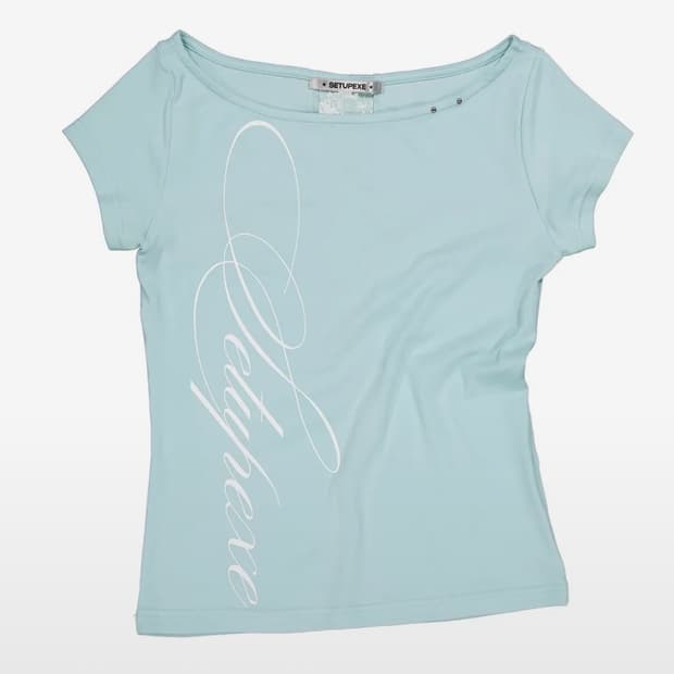 셋업이엑스이 LACE CROSS T-SHIRT / MINT
