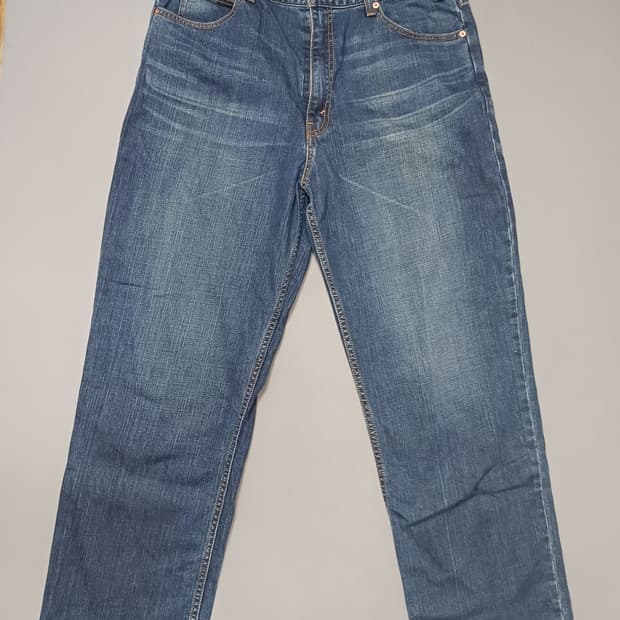 [36] 리바이스 00s 오렌지탭 OT 222 루즈 스트레이트진 청바지