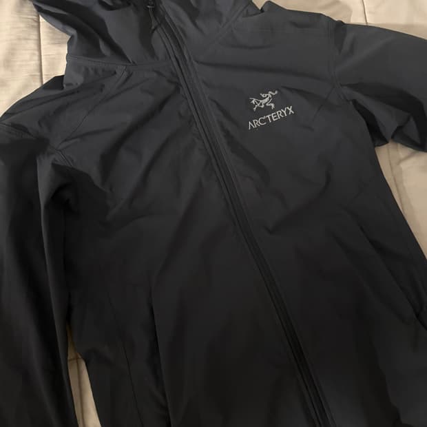 아크테릭스 후드 바람막이 감마 s 네이비