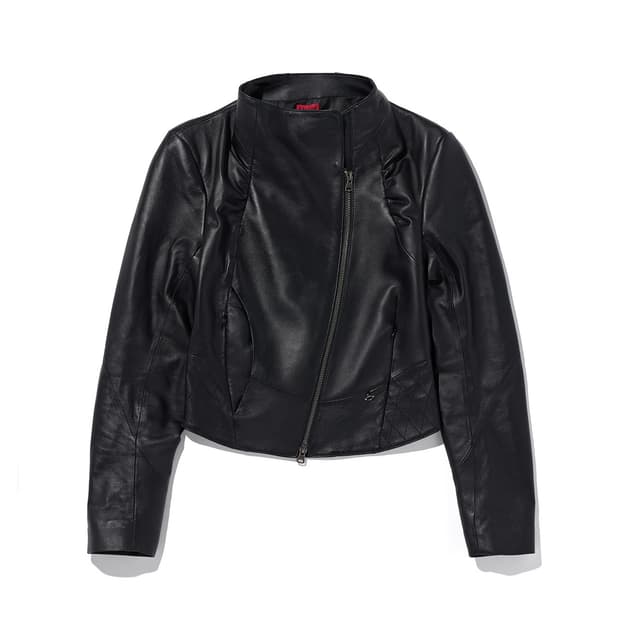 S 삽니다) 미스치프 PELISSE LEATHER JACKET_BLACK