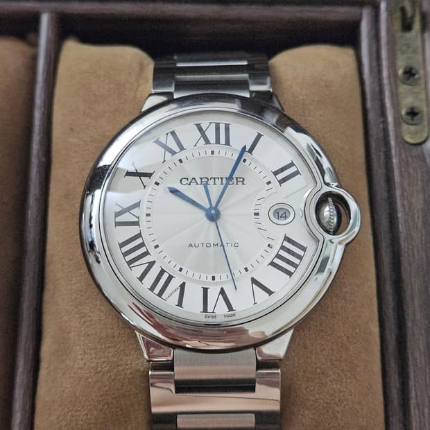 MOD 까르띠에 발롱블루 42MM
