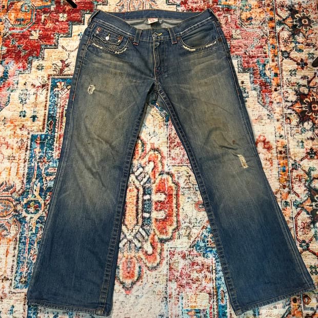 [34] 트루릴리전 빌리 부츠컷 데님팬츠