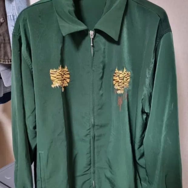 나다낫나다 tiger embroidery 루즈핏 자켓