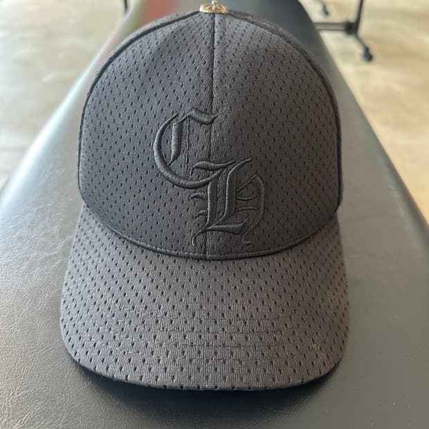 정품 크롬하츠 블랙 메쉬 트러커햇