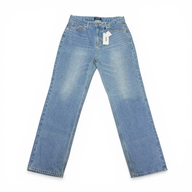 새상품 L TOFFEE 토피 연청 와이드 데님팬츠