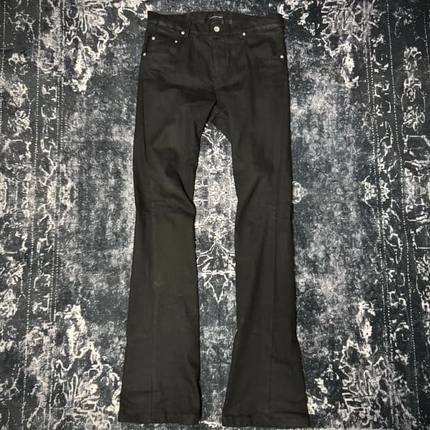 QOP Black Flared Jeans