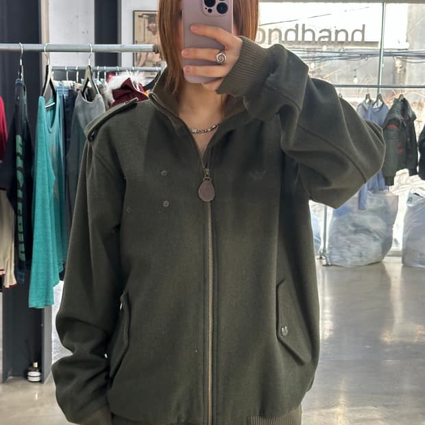 아디다스 90s 아미 바시티 봄버자켓