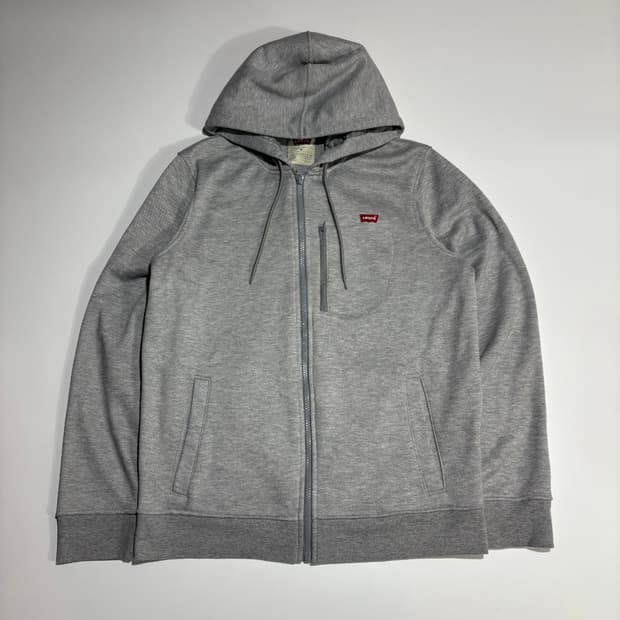 리바이스 그레이 후드집업