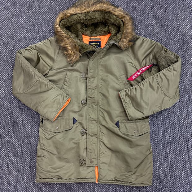 알파인더스트리 N-3B 파카 카키