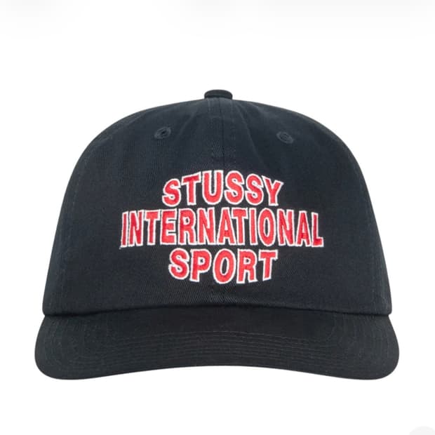 스투시 인터네셔널 스포츠 스트랩백 볼캡