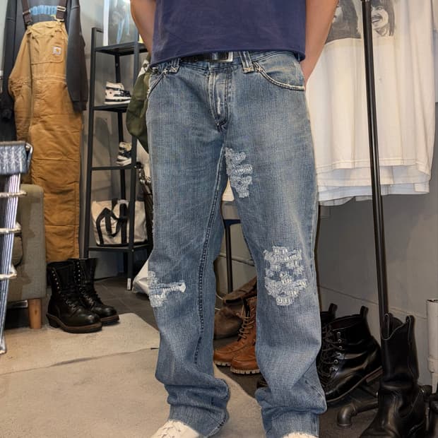 00’s Dolce & Gabbana repair Denim pants