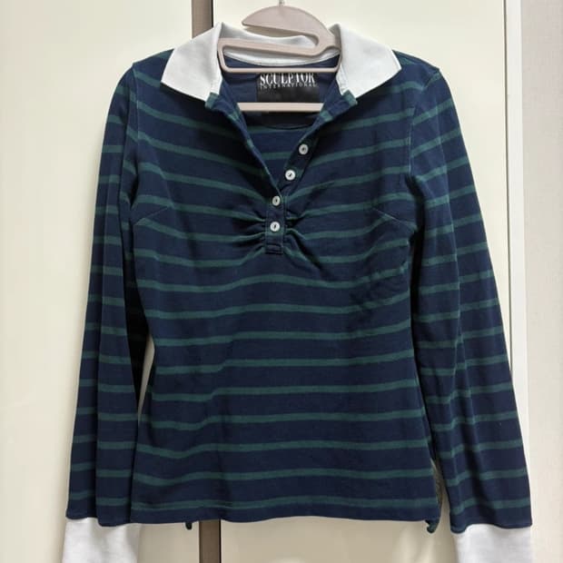 스컬프터 스트라이프 긴팔티