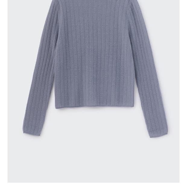 구함)) CASHMERE PATTERNED KNIT