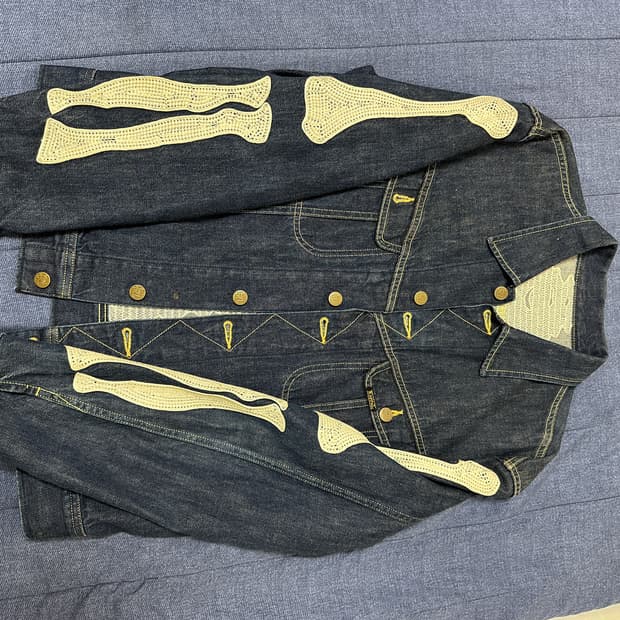 캐피탈 11.5온즈 데님 멕시칸 턱시도 웨스터너 본 자켓 인디고 46사이