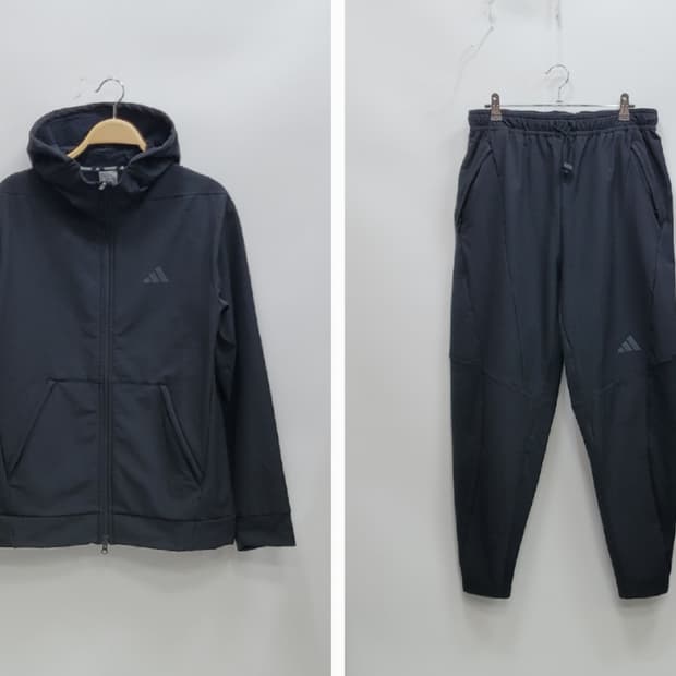 아디다스 24FW D4T 콜드레디 풀집 후디 팬츠 셋업 / 남 M