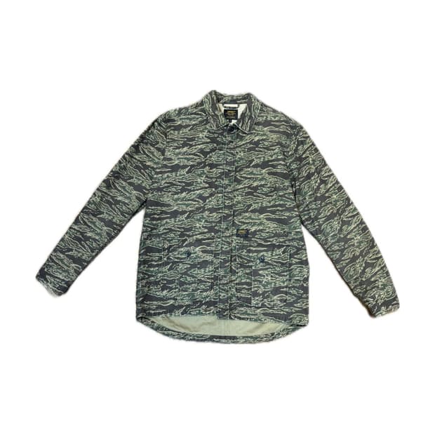 칼하트 카모 코튼 워크셔츠 M