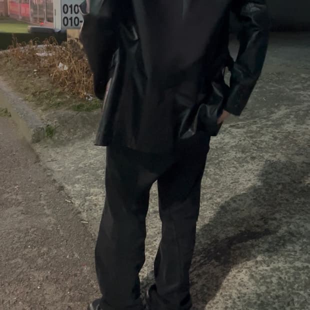 소가죽 블레이져