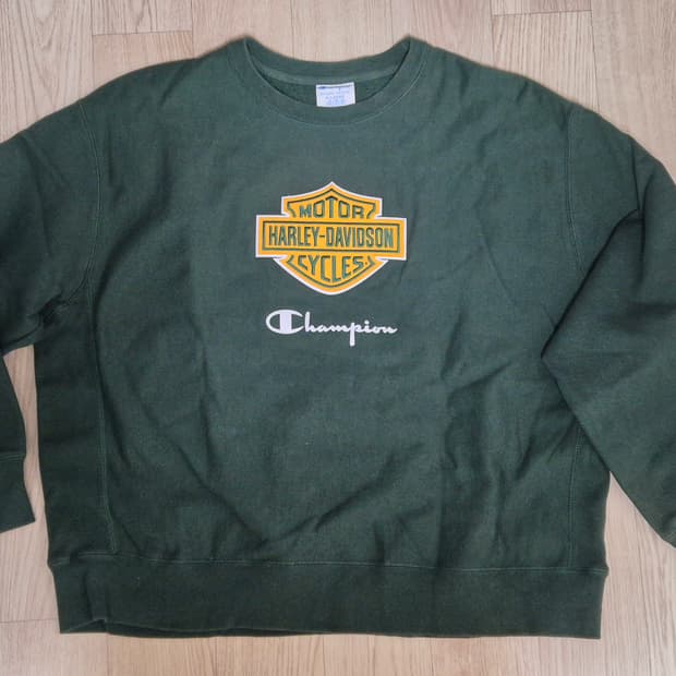 할리데이비슨 x 챔피온 콜라보 한정판 맨투맨