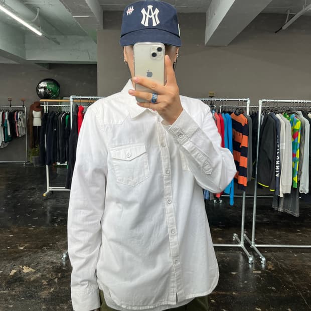 GAP 코튼 워크 셔츠(데드스탁) 